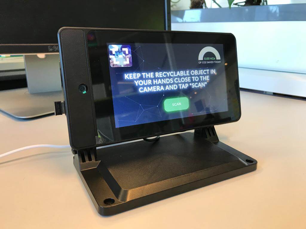 device from front